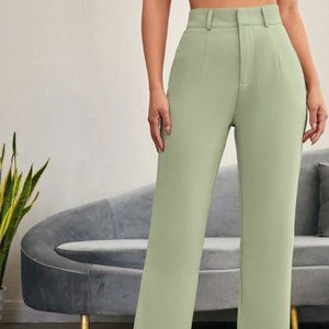 Brand New Without Tags SHEIN Light Green High Rise Tailored Pants